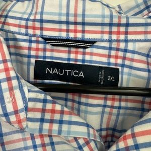 Nautica long sleeve button down shirt